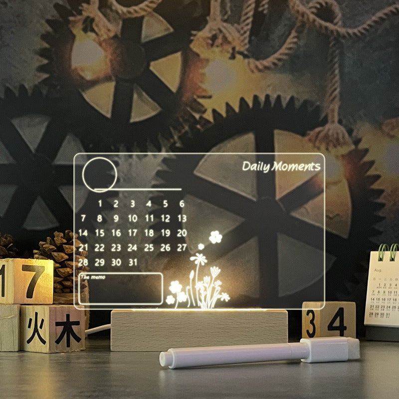 Creative Note Board Night Light